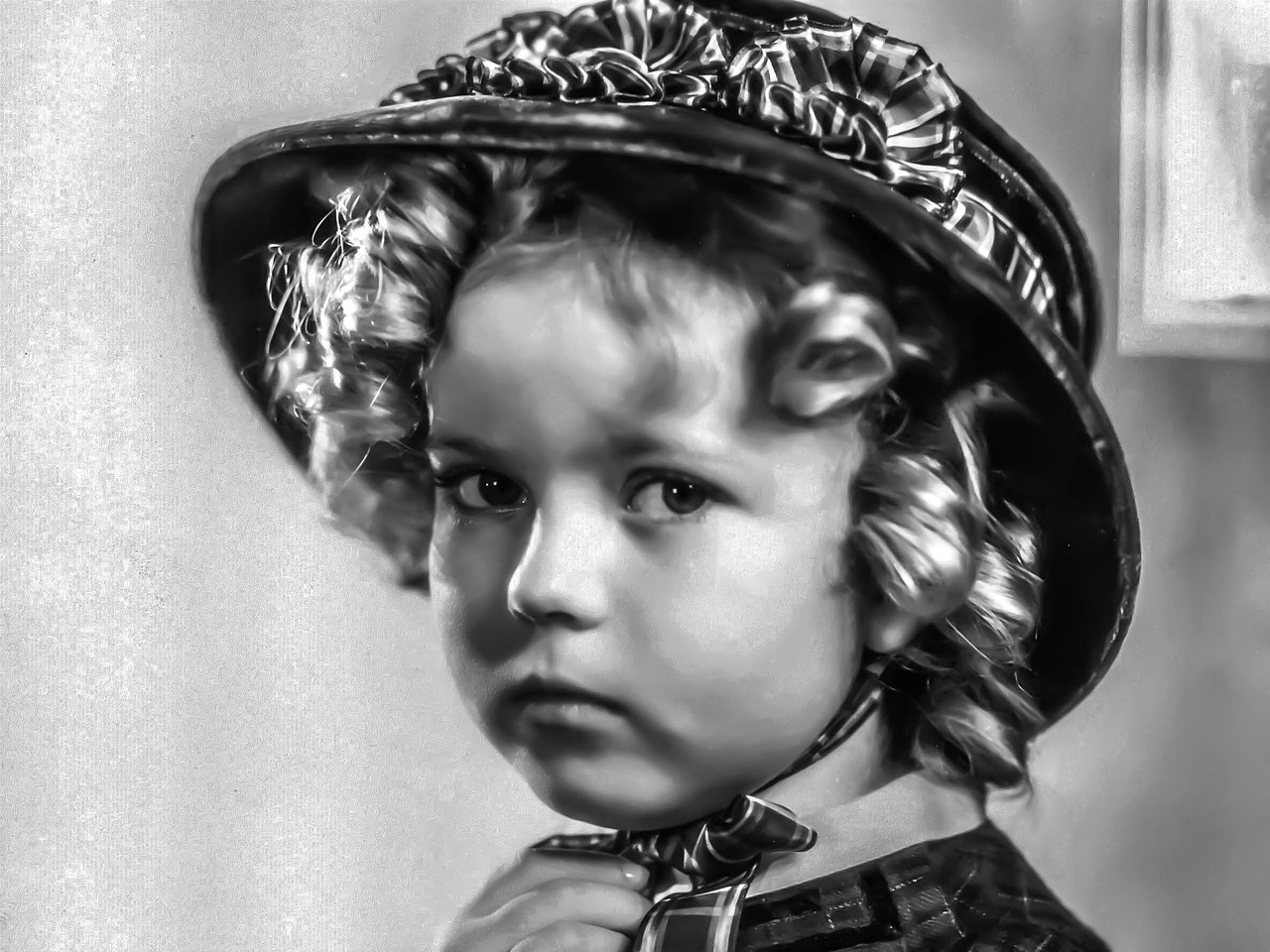 shirley temple, female, portrait