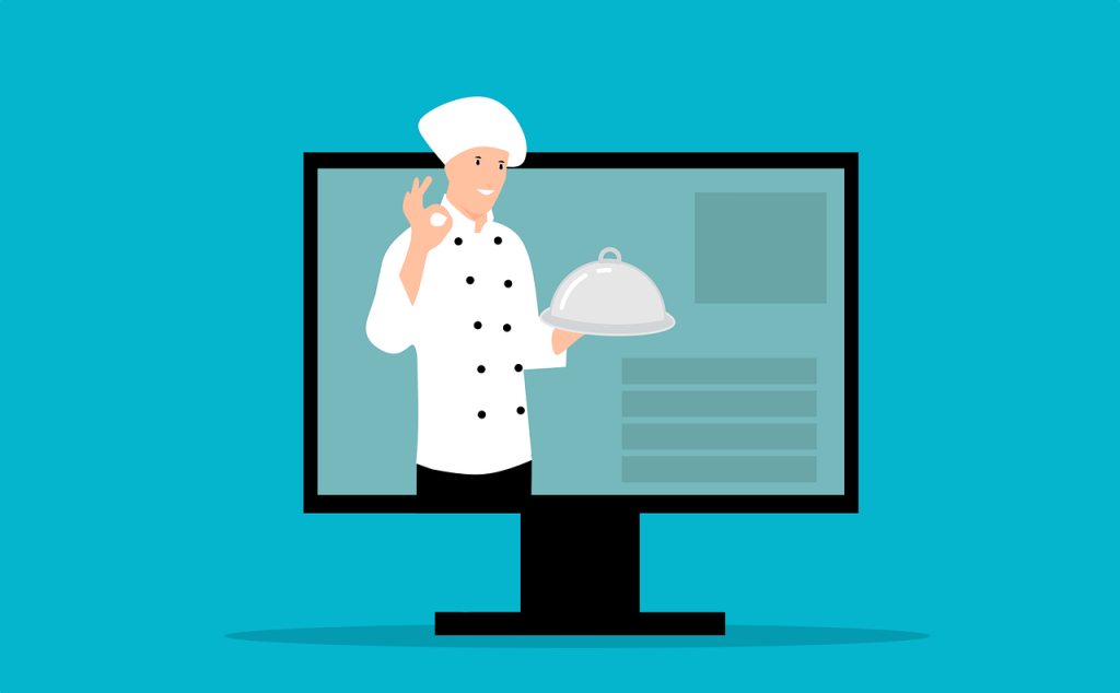 chef, online, food